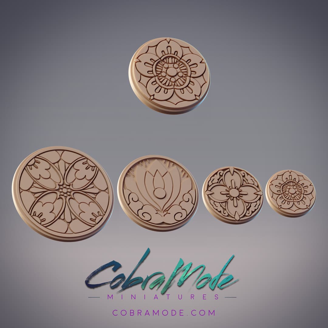 Floral Crest Base Pack (4pcs)