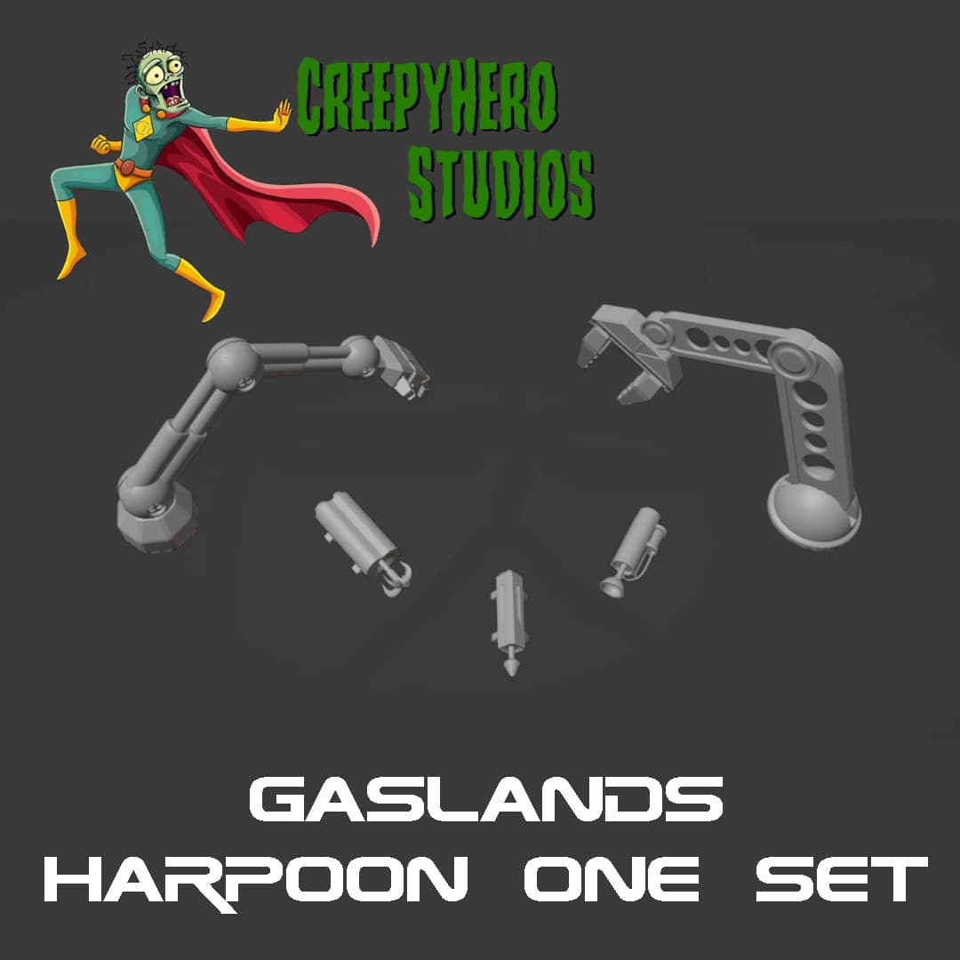 Gaslands Harpoons One Set