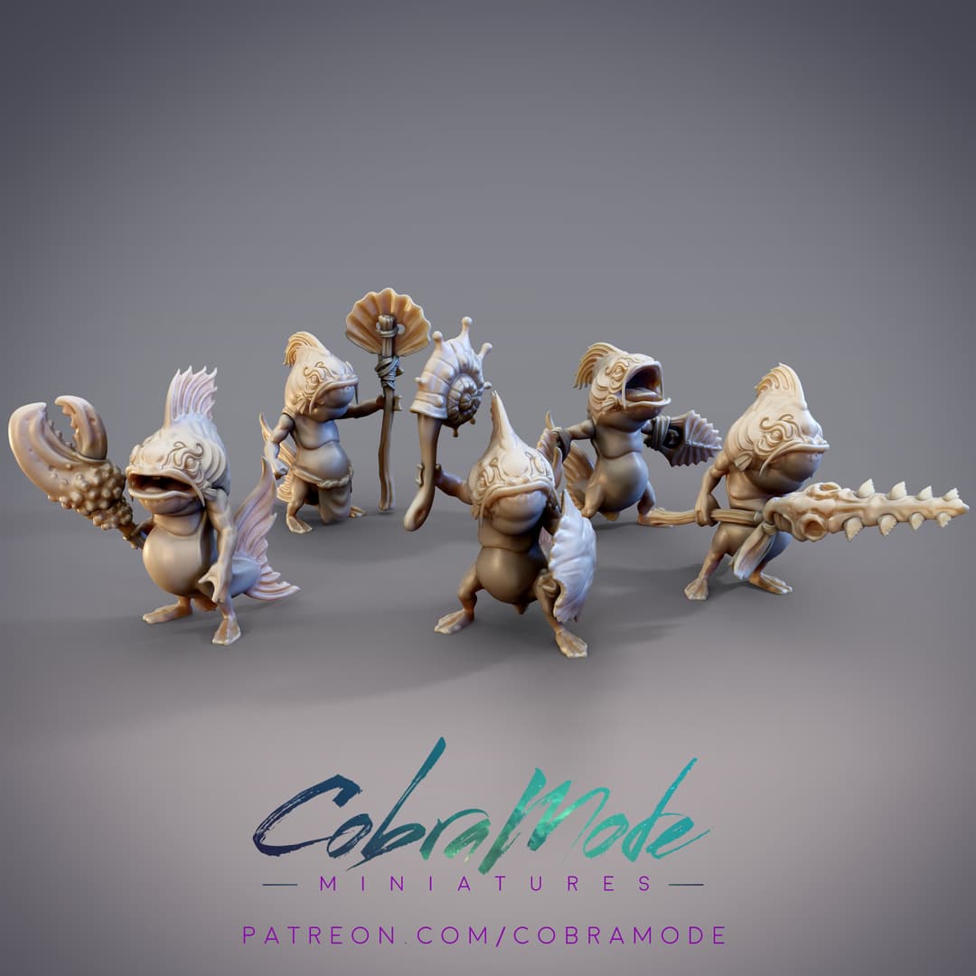 Sommos Calongo Fish 5 Pack (Pre-Supported)