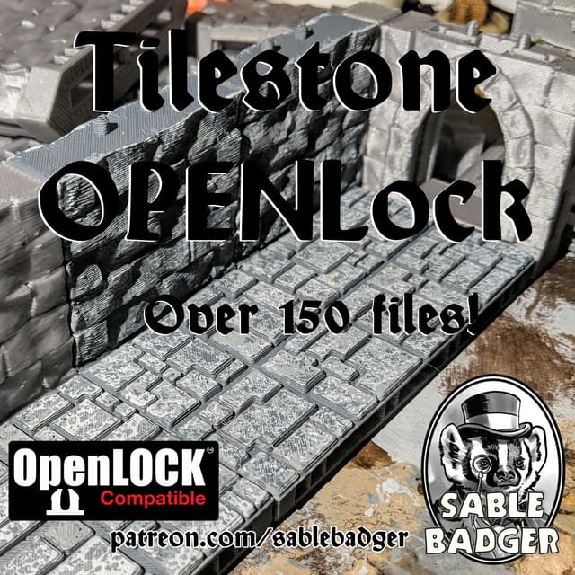 OPENLock - Tilestone Castle and Tower building set