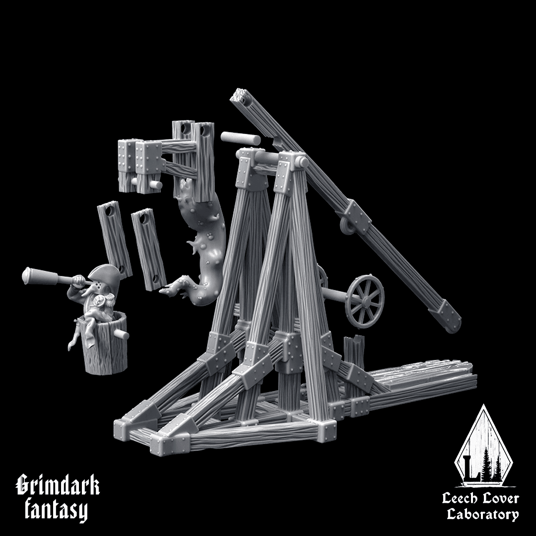 Carrot Trebuchet for miniature-agnostic grimdark wargames