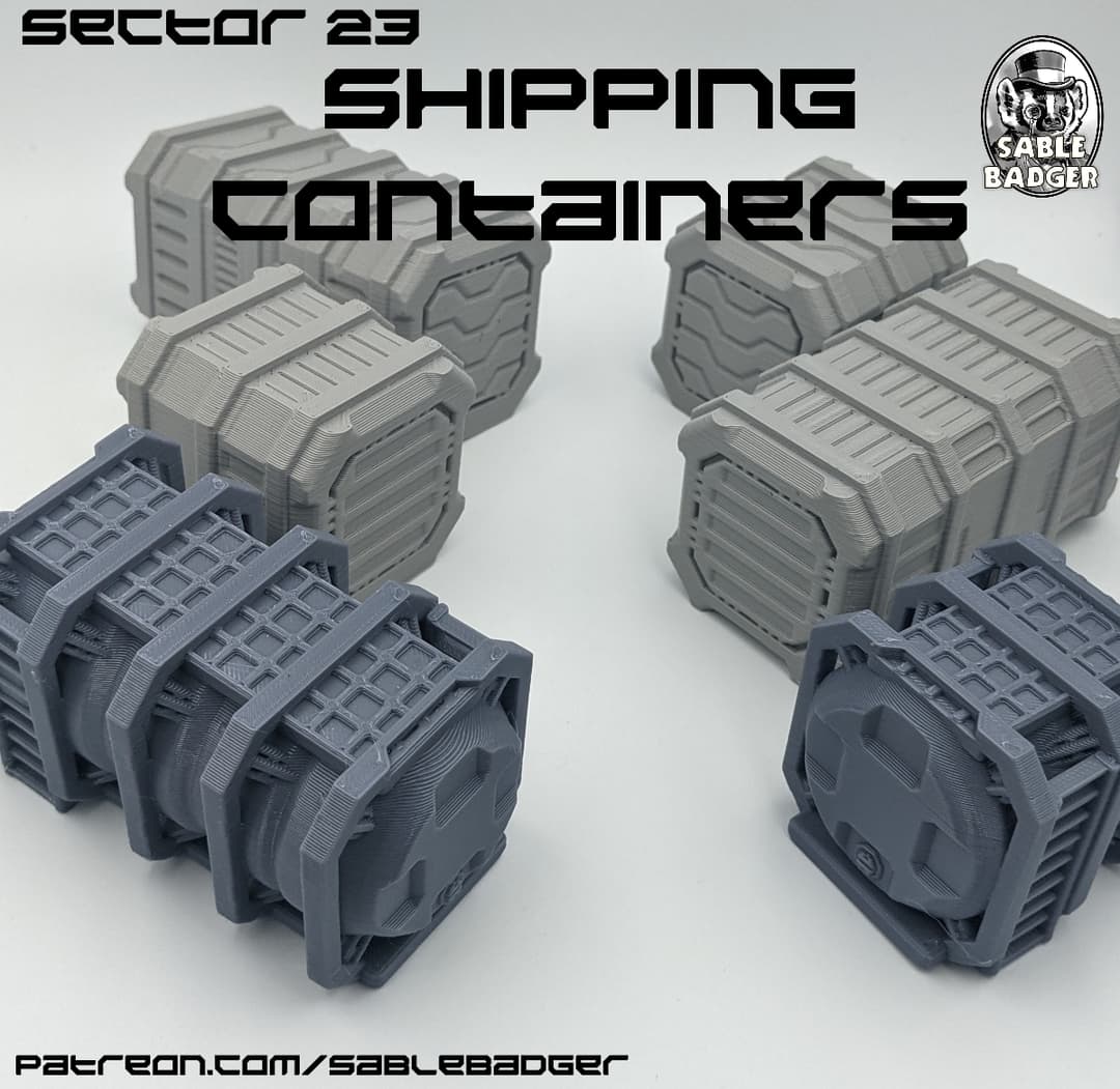 Sector 23 - Sci Fi Shipping Containers 1