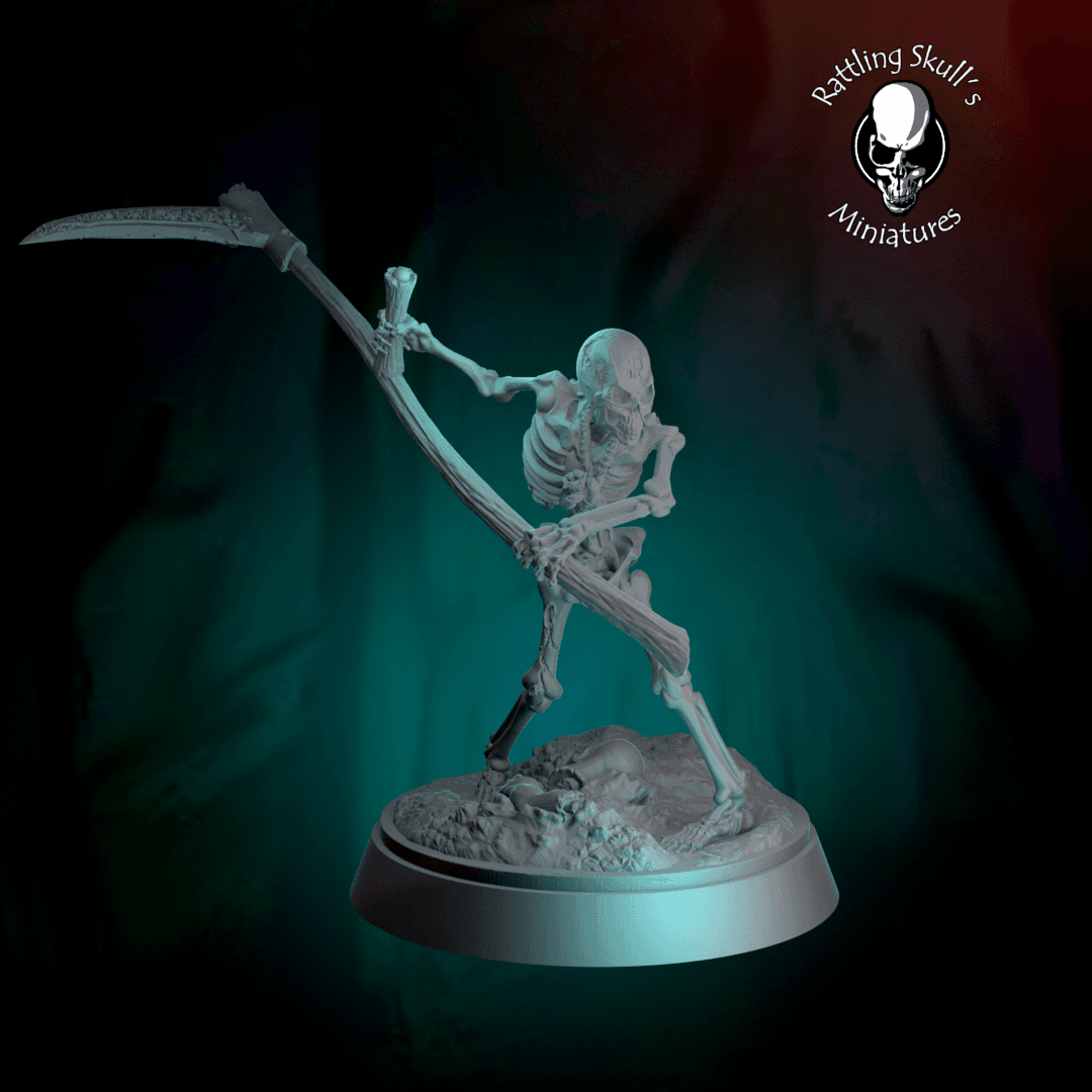 Skeleton Reaper pre supported