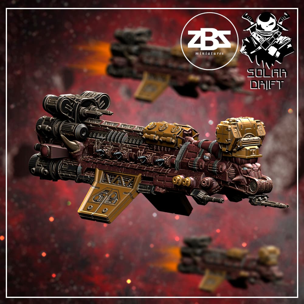 Cult Guard battlecruiser (Solar Drift)