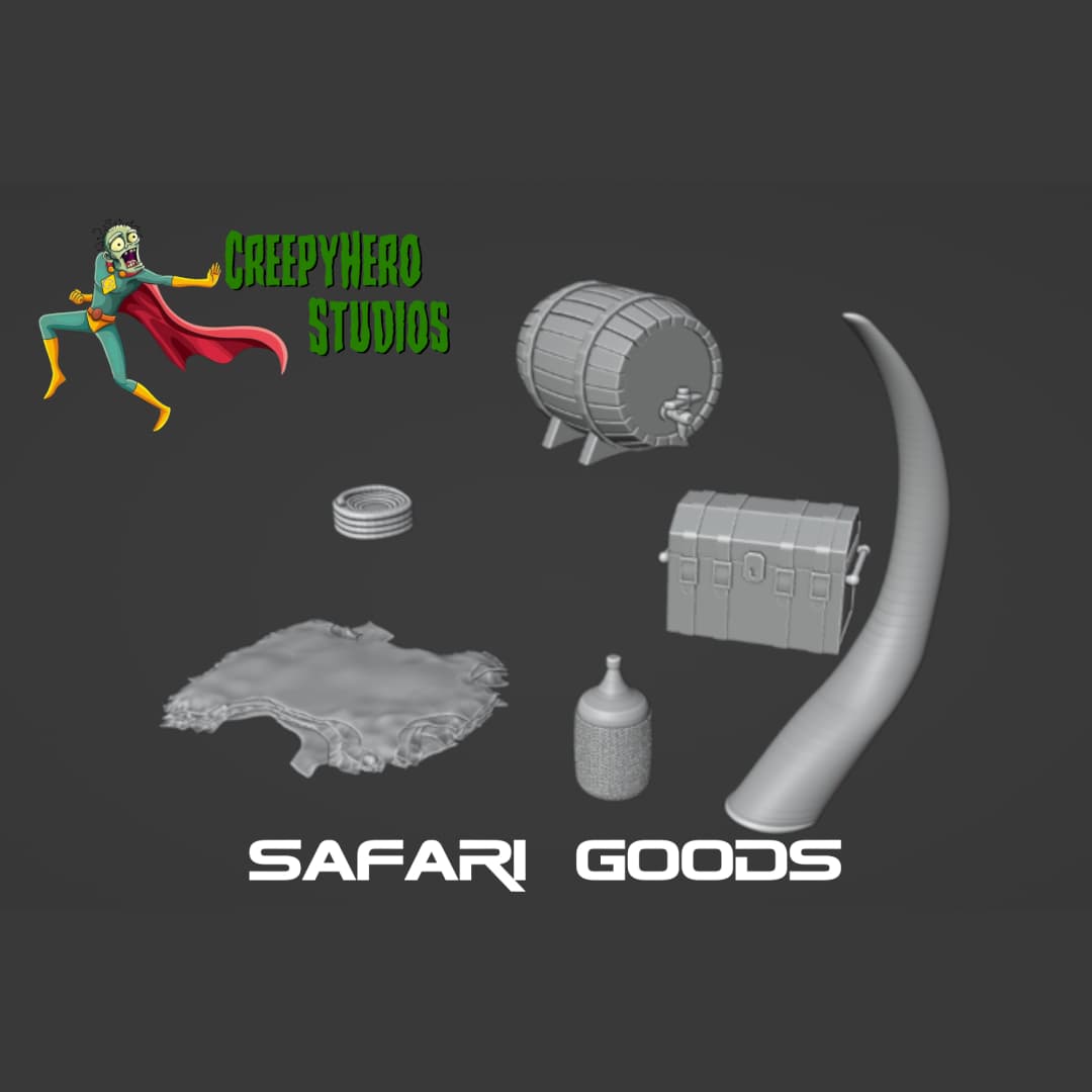 28mm Pulp Safari Goods Set