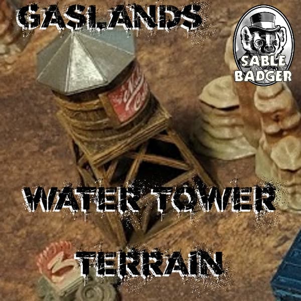 Gaslands Terrain - Wooden Water Tower