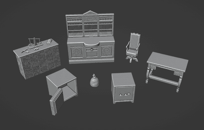 Wild West Bank Set