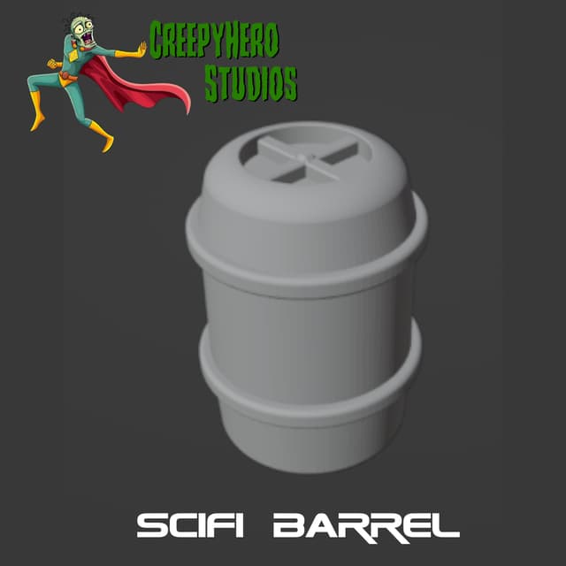 Science Fiction Plastic Barrel