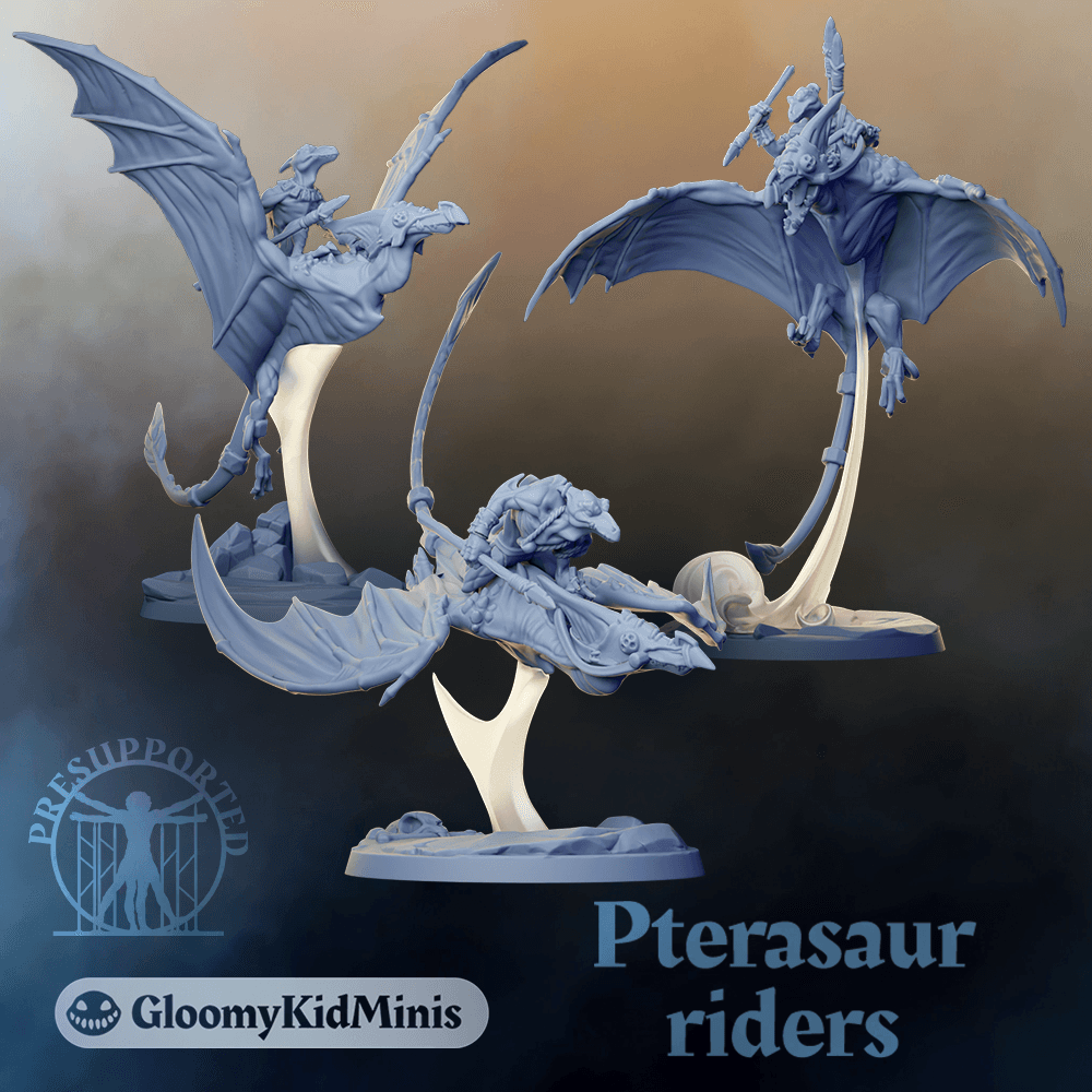 Wings over the Scorched Cliffs. Pterasaur Riders