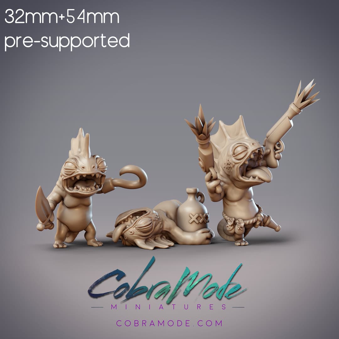 Pyraja Fish Pirates 3-Pack (Pre-supported)
