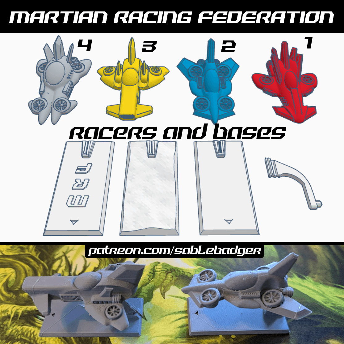 Martian Racing Federation - Racers