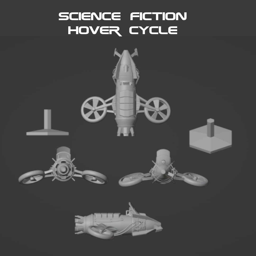Science Fiction Hover Cycle