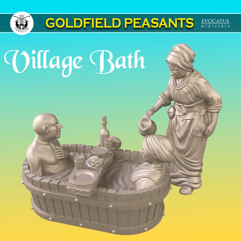 Village bath (Goldfield Peasants)