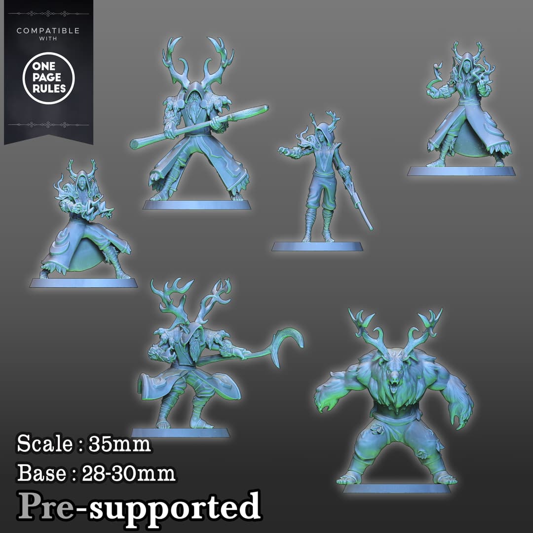 Druids 6 miniatures