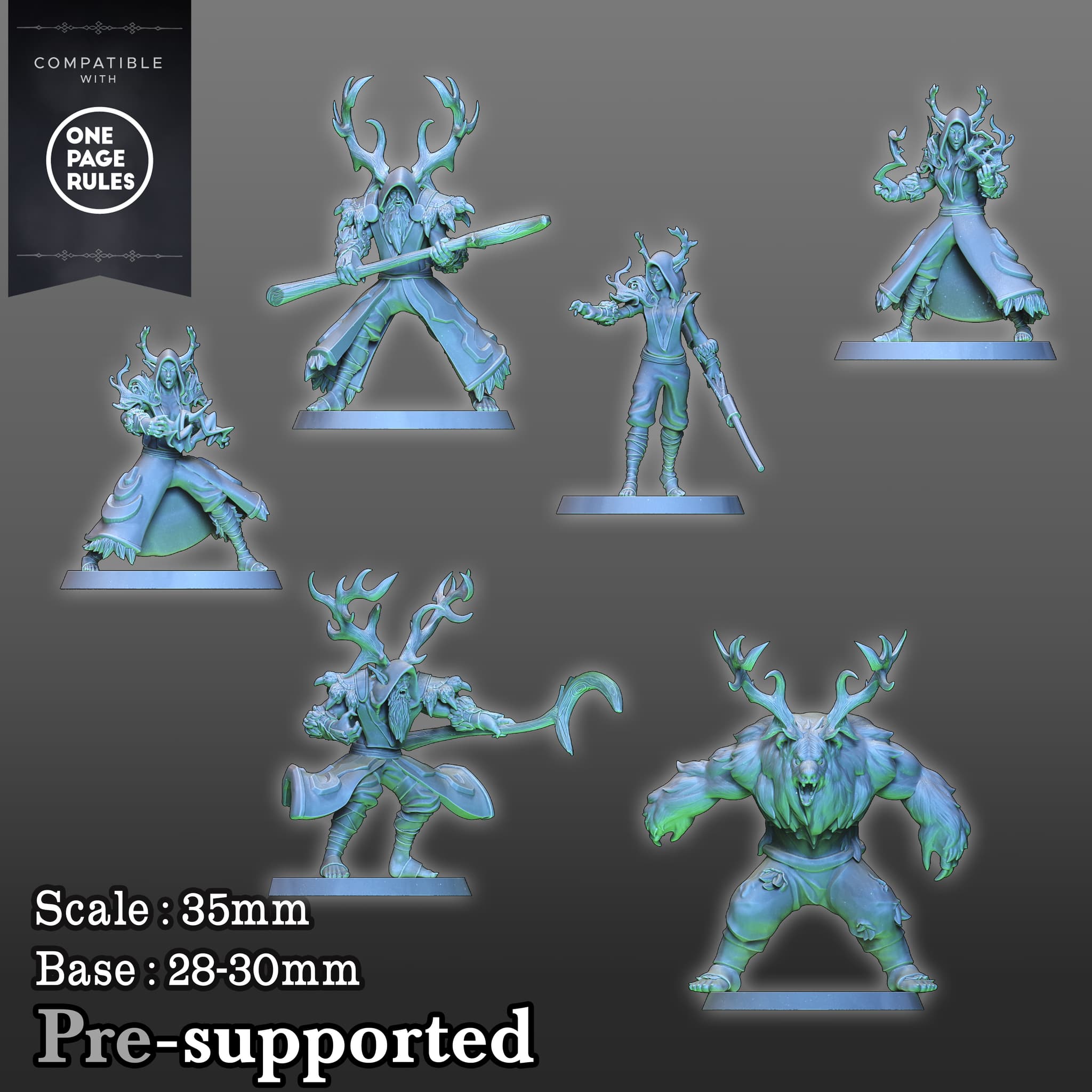 Druids 6 miniatures