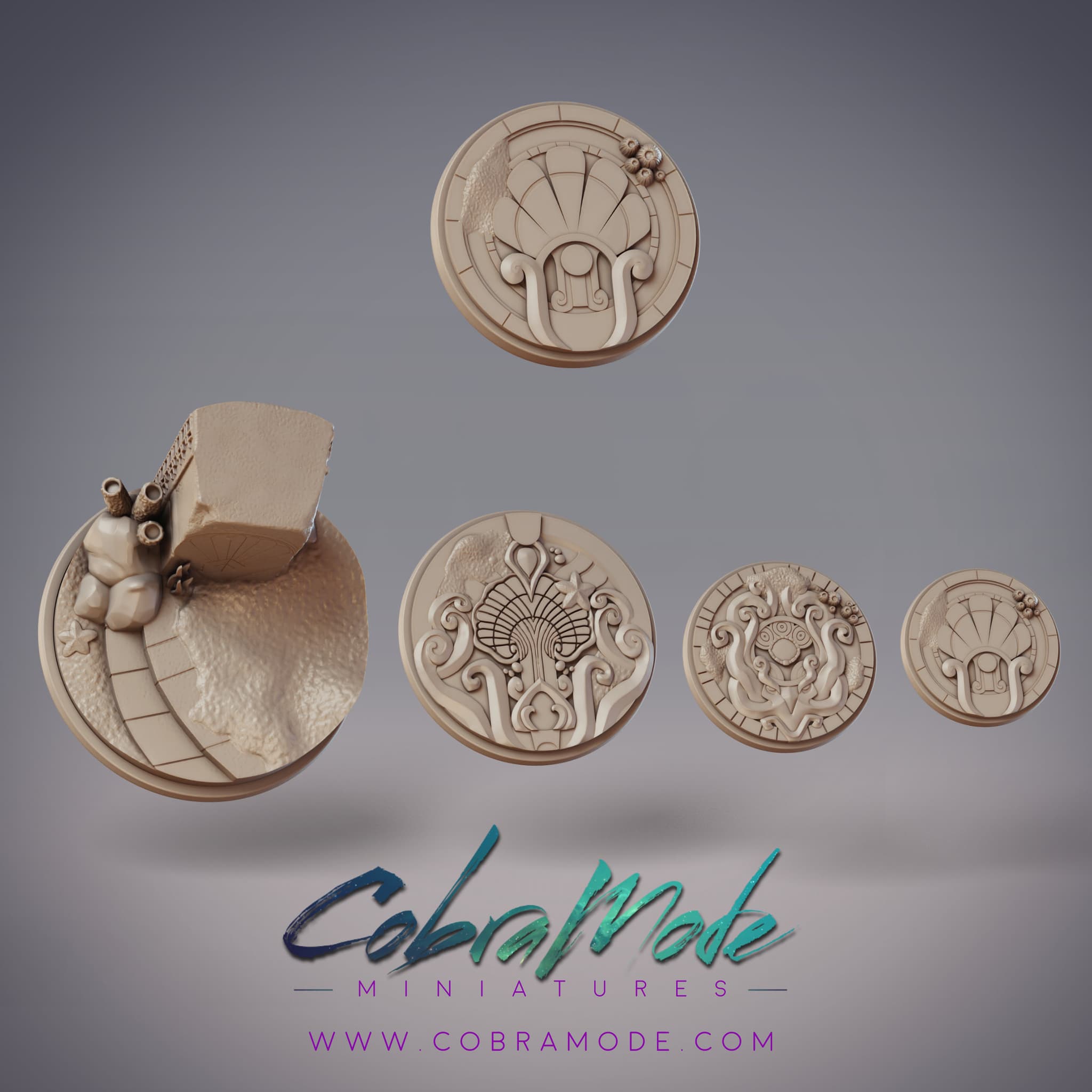 Undersea Emblem Base Pack (4pcs)