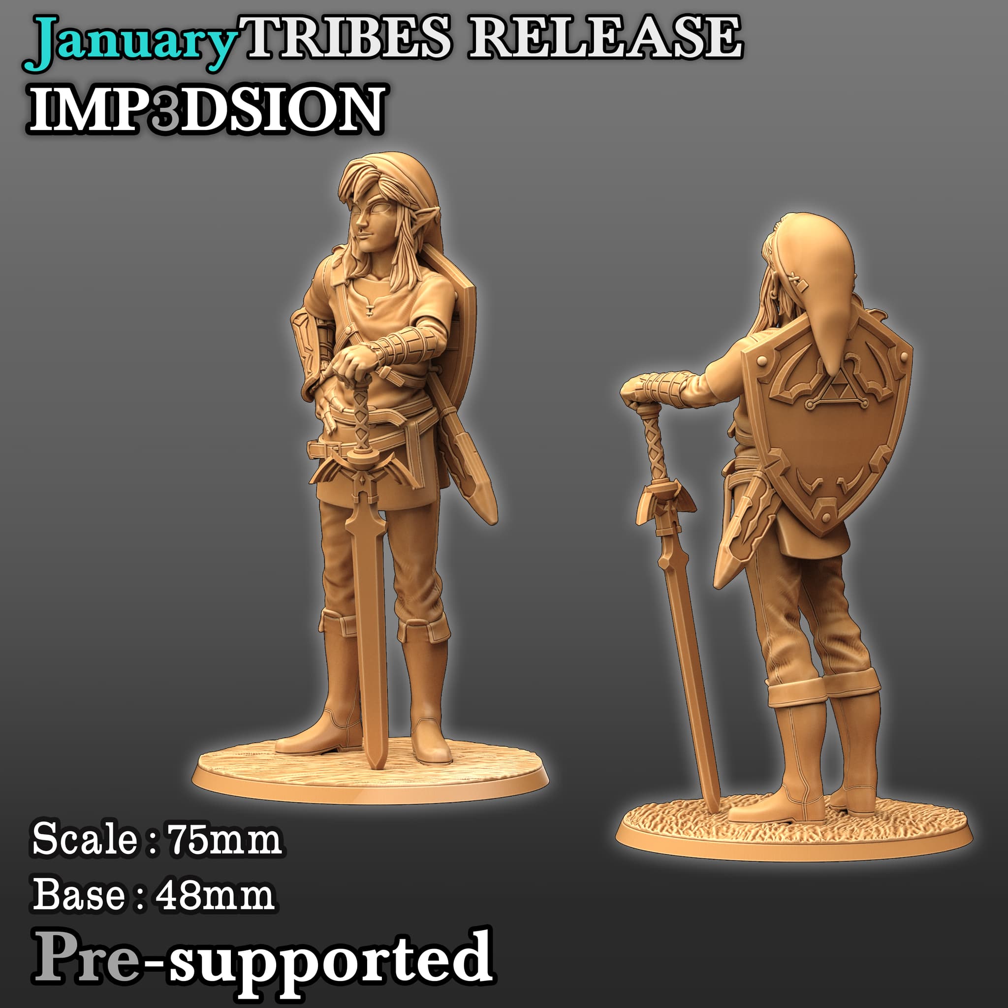 75mm elf warrior (2 versions)