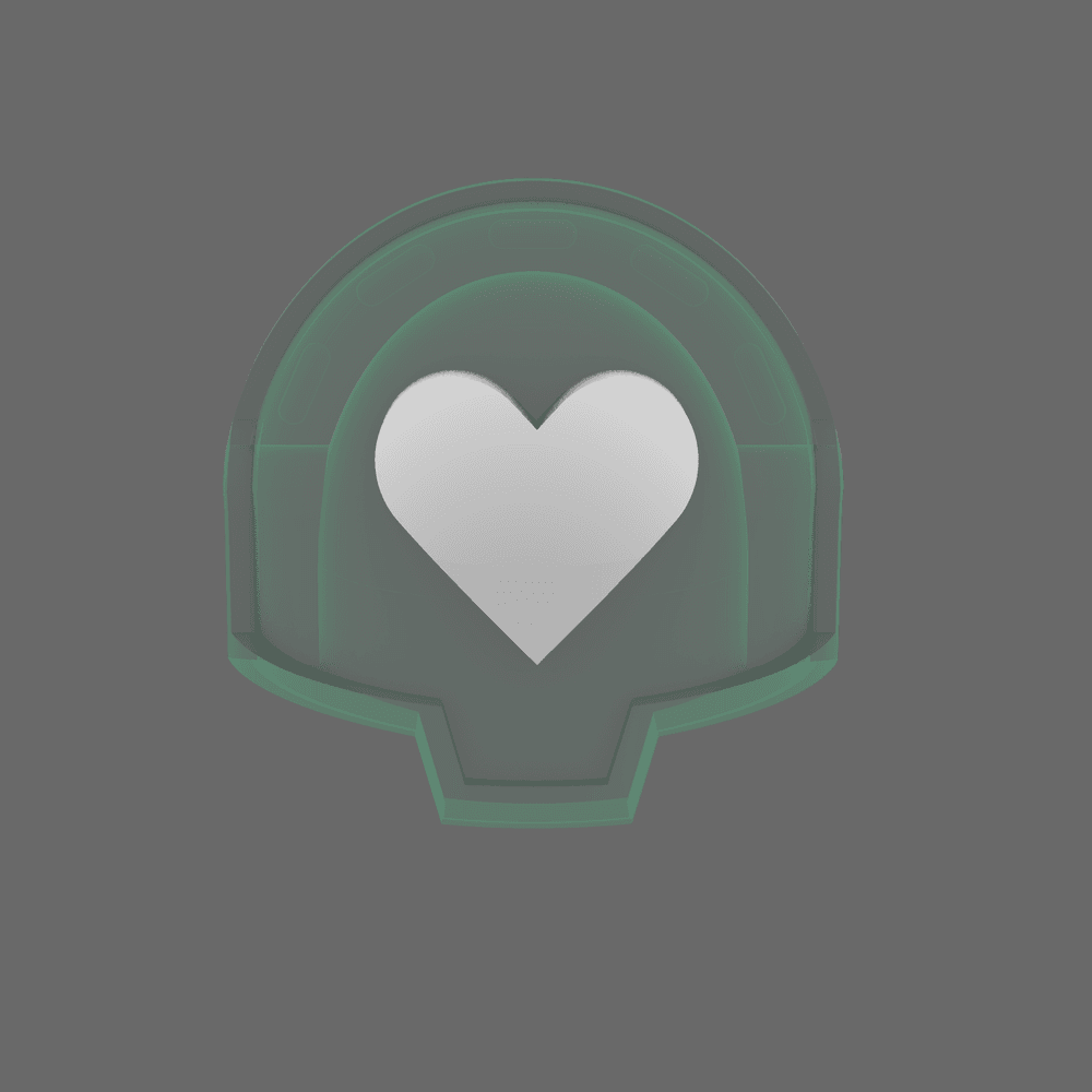 Cupid's Rangers DV04 Heart Shoulder Symbols