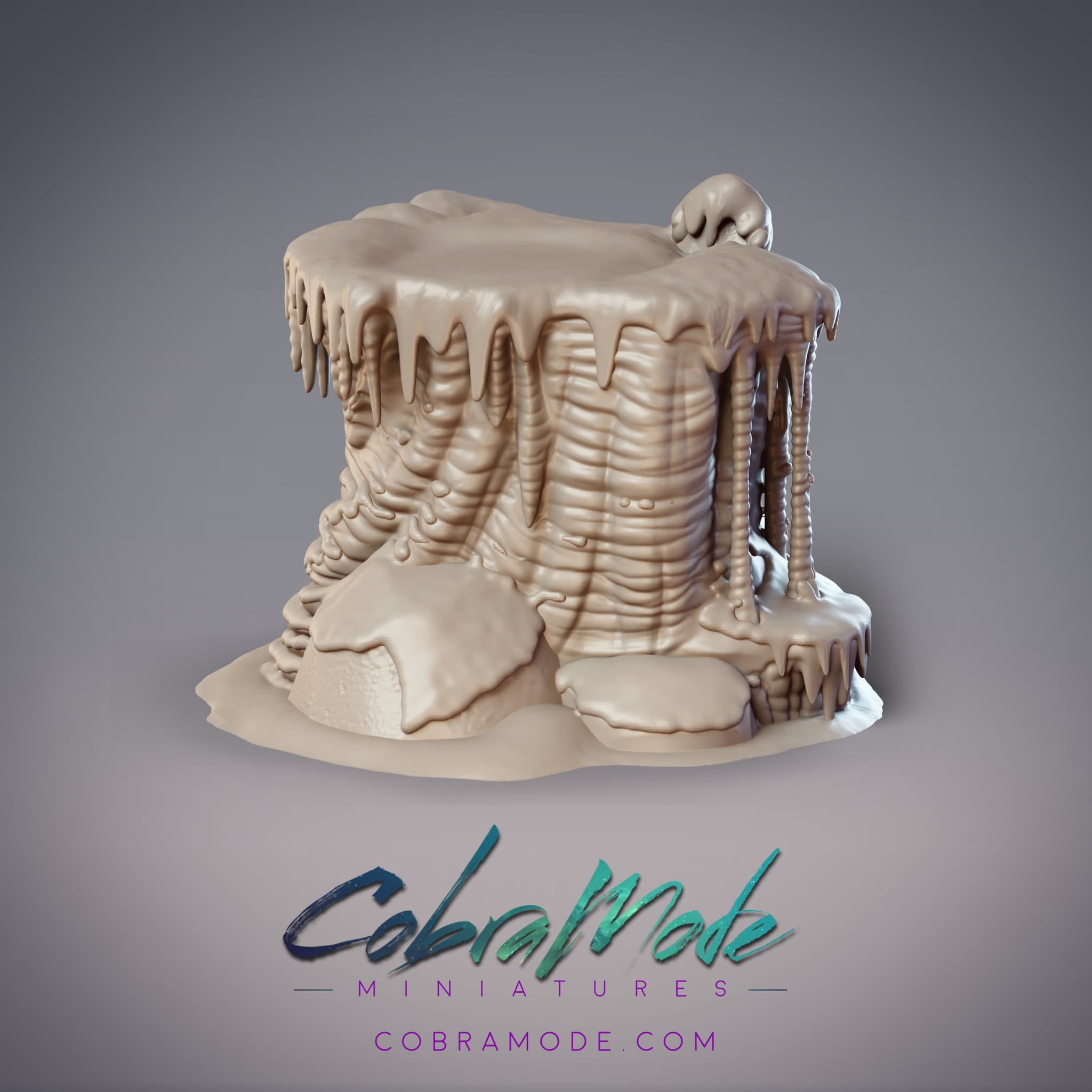 Snowy Plinth Scatter Terrain