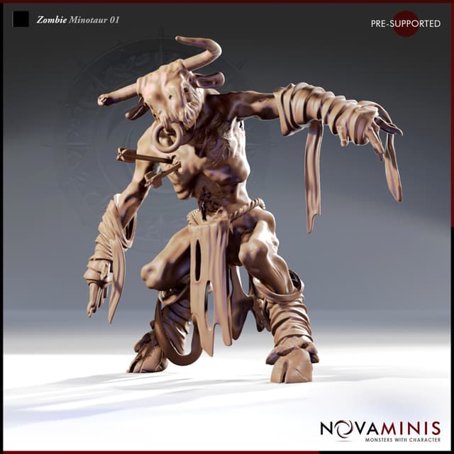 Zombie Minotaur 01