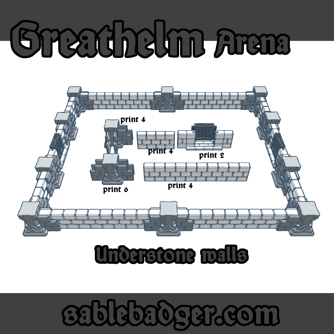 Greathelm - Simple Arena walls