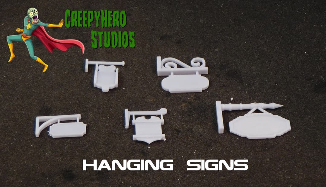28mm Early American Hanging Signs