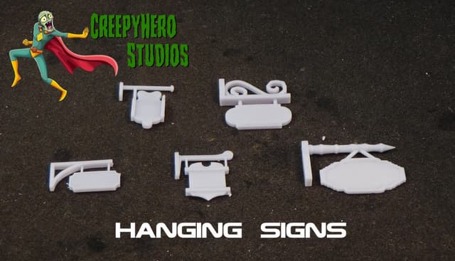 28mm Early American Hanging Signs