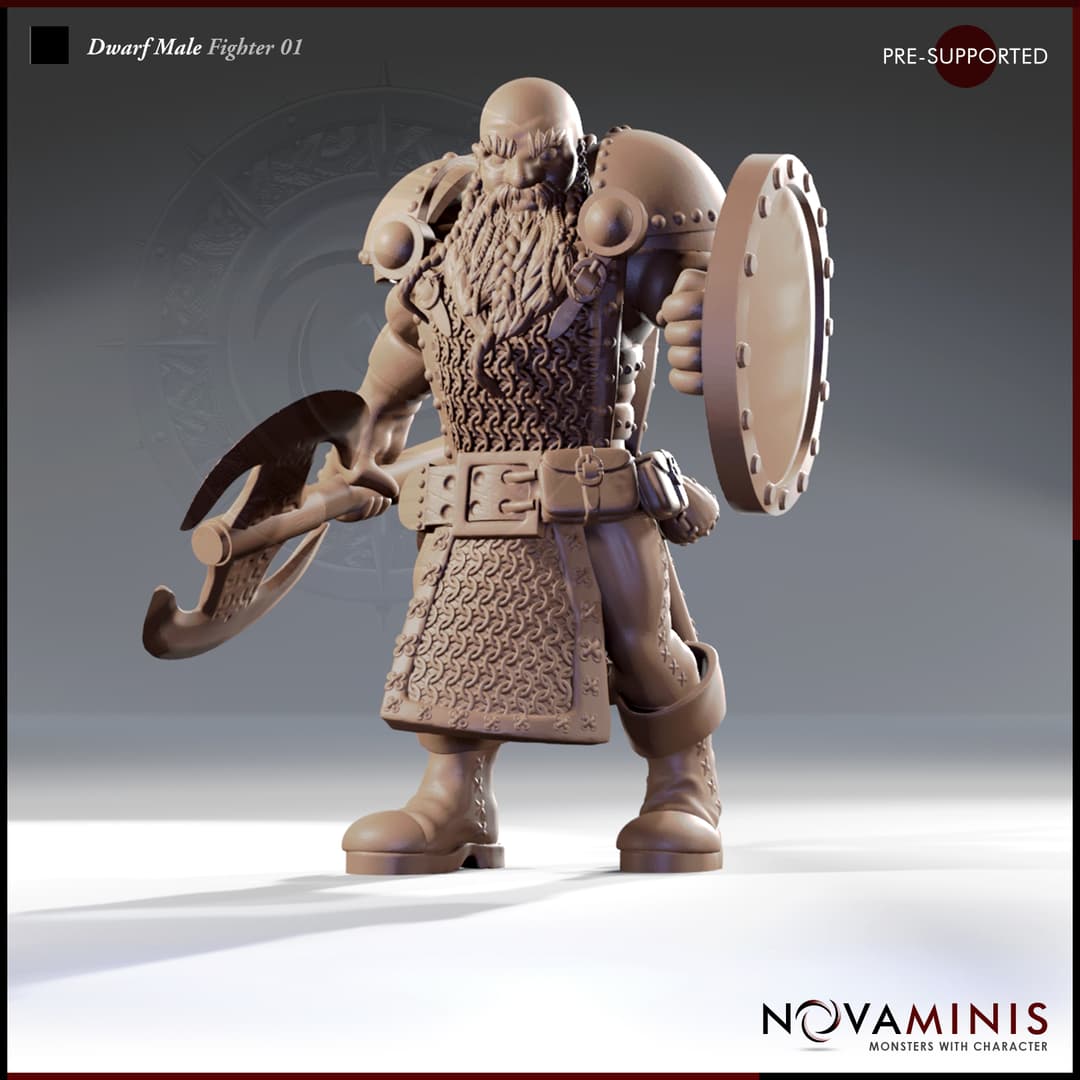 Dwarf Male Fighter 01