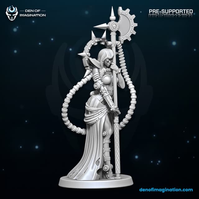Tech Domina Pin-up