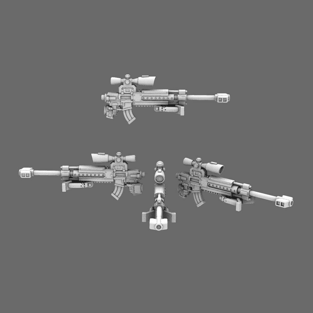 Space Knights AR Style Sniper Rifle LEFT