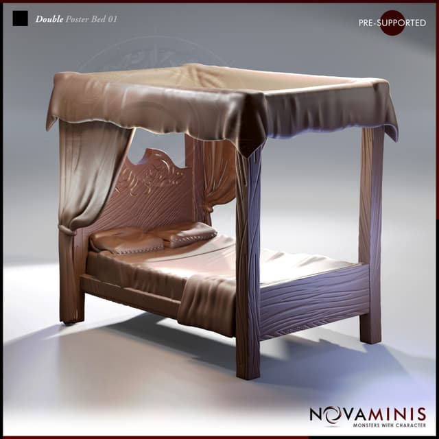 Double Poster Bed 01