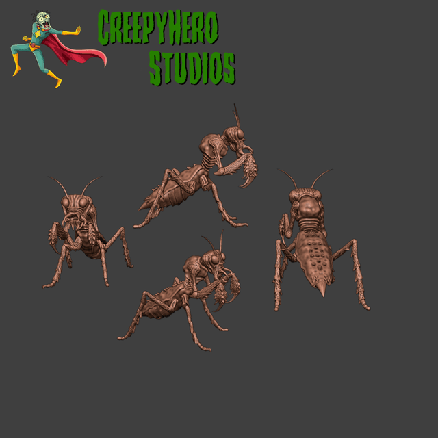 Giant Praying Mantis 28mm Scale