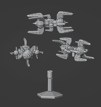 Blade Destroyer Ship and Flight Base