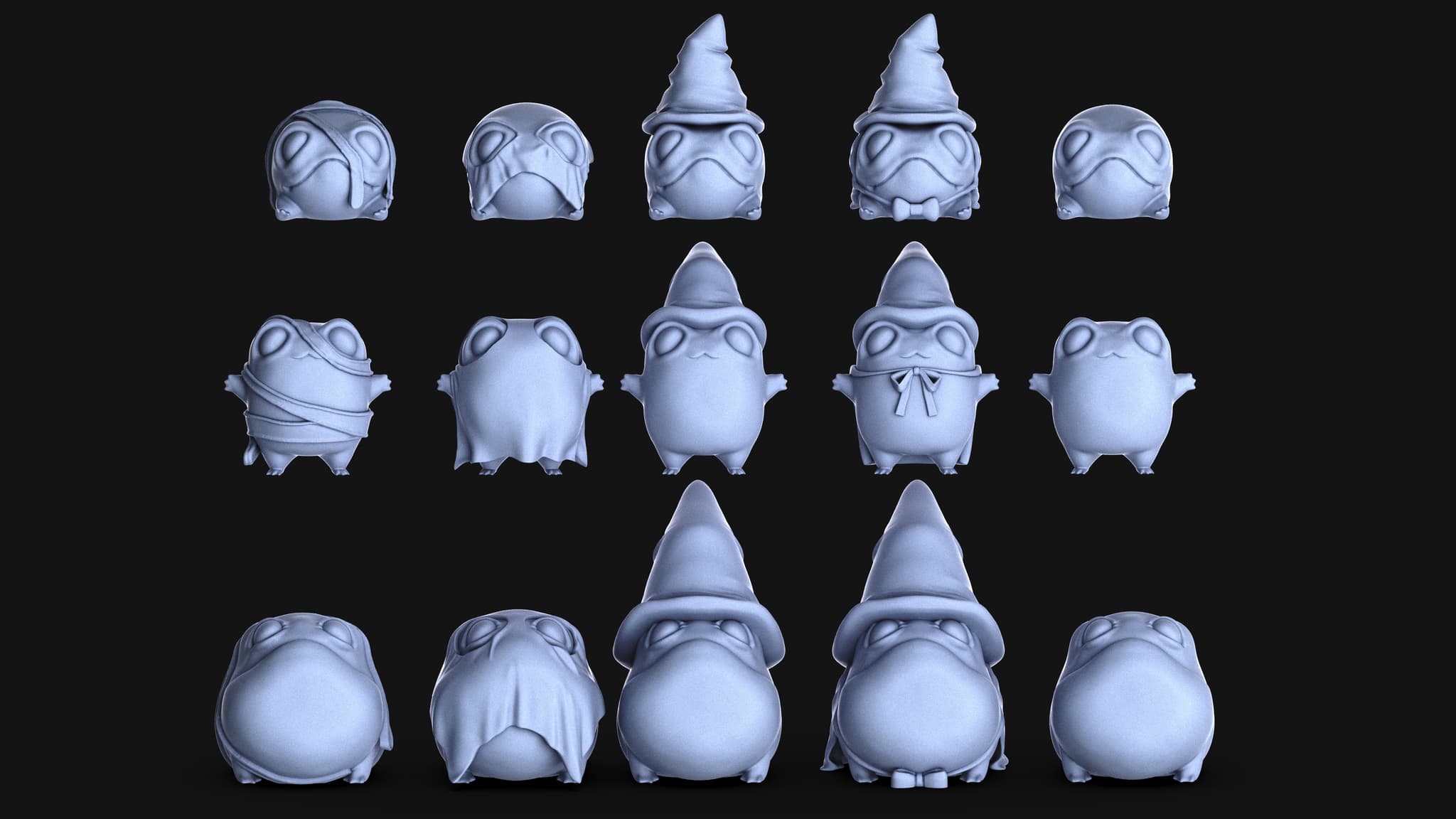 Halloween Toads (15 miniatures)