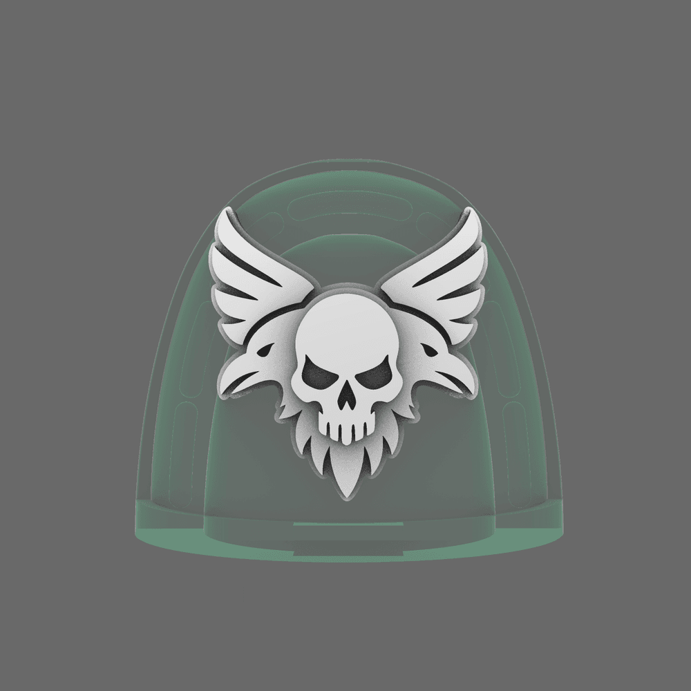 Skull Ravens V7 Shoulder Symbols