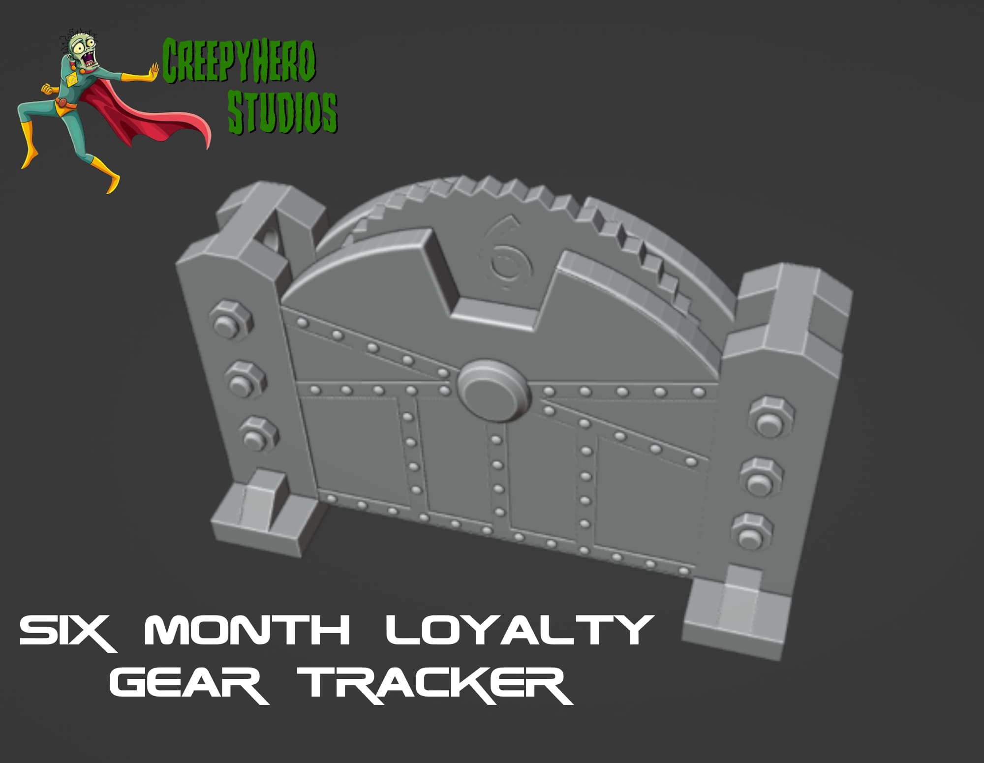 CreepyHero Patreon Six Month Loyalty