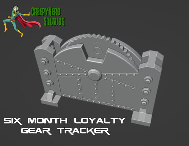 CreepyHero Patreon Six Month Loyalty