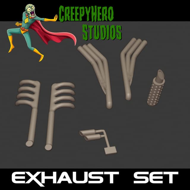 Gaslands Exhaust Set