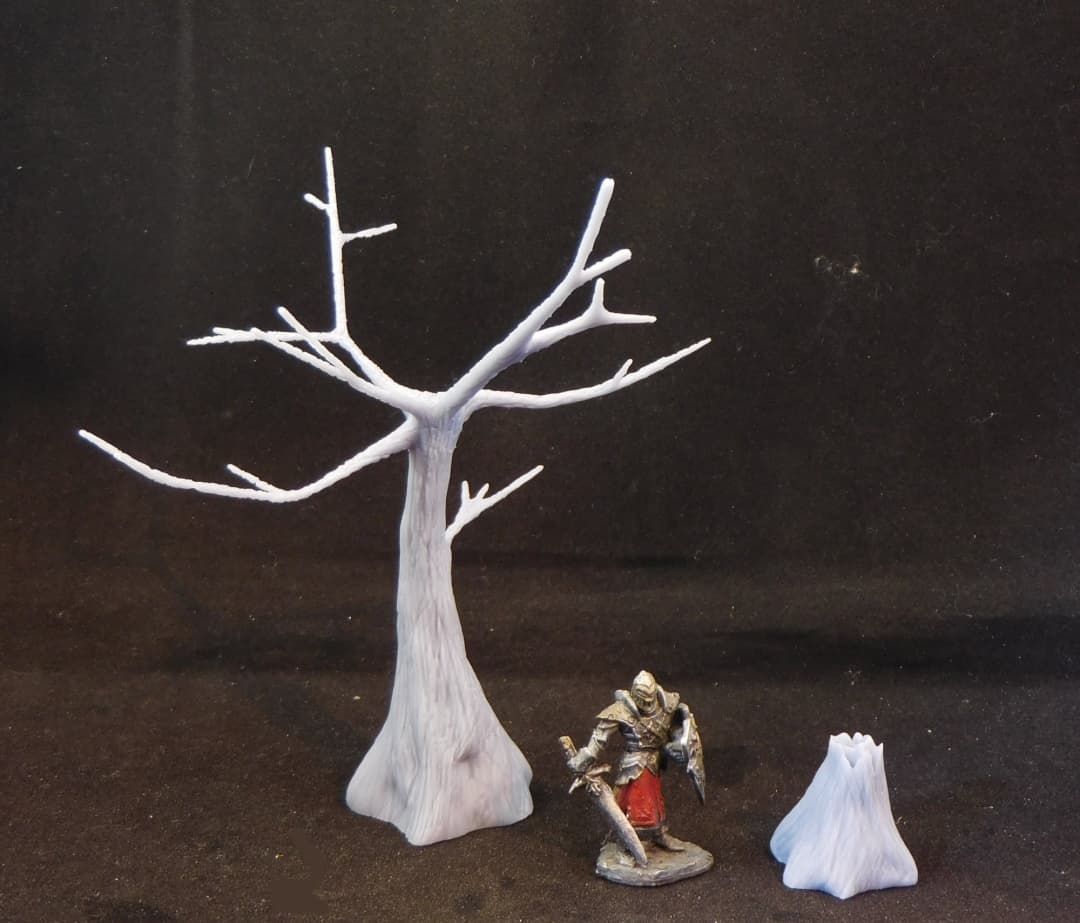 28mm Natural Dead Tree and Stump