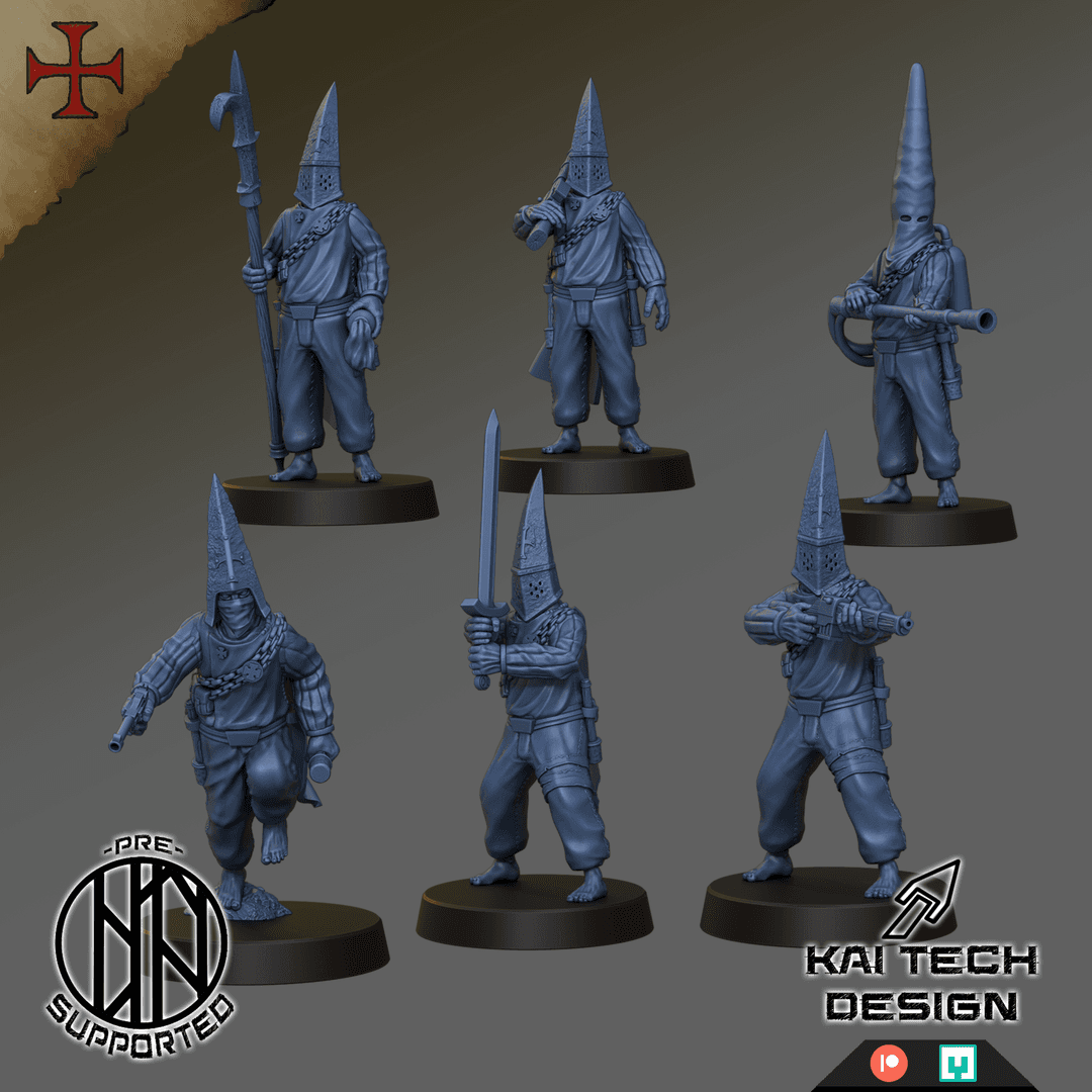 Devoted Cultists - Soldiers, modular