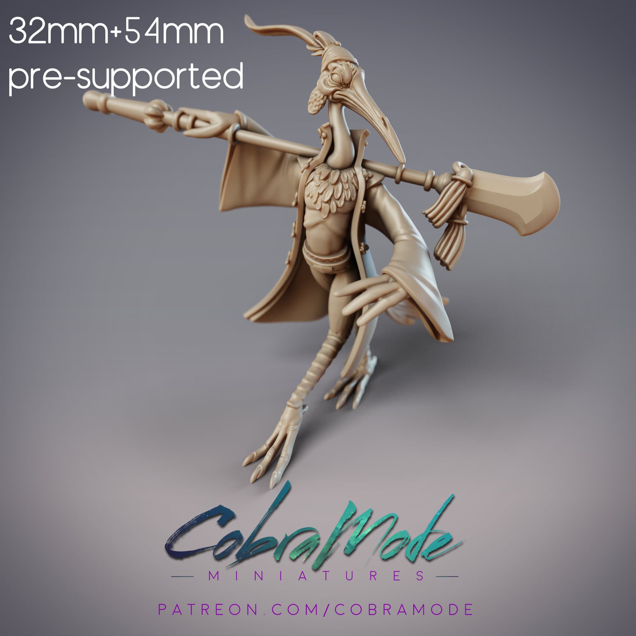 Nian Zhen, Feixian Crane Warrior (Pre-Supported)