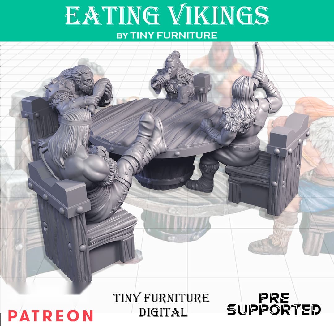 Eating vikings (SITTING FOLKS)