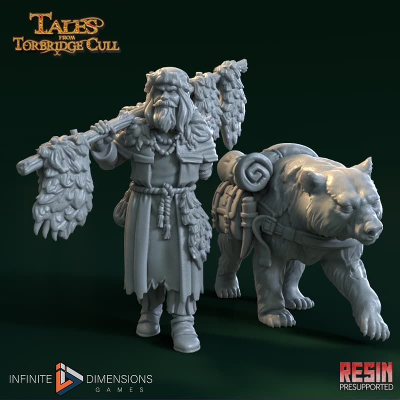 Duglas Furrier and Elise - Grizzled Furrier and Ursine Companion