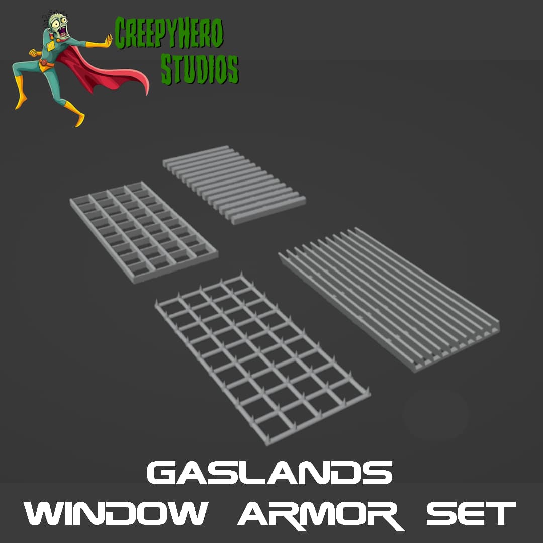 Gaslands Window Armor Set