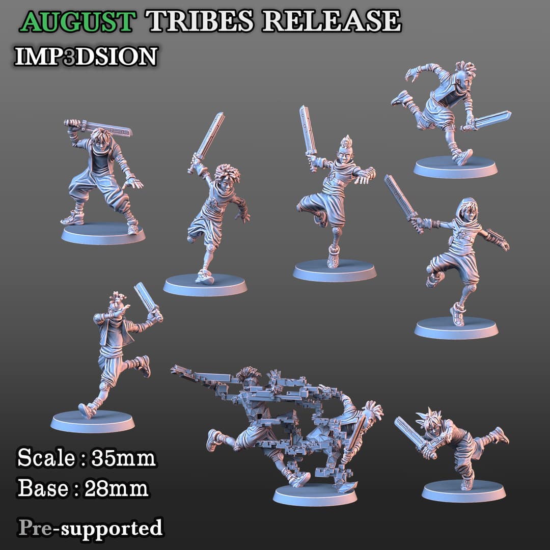 Temporal slidgers 8 miniatures