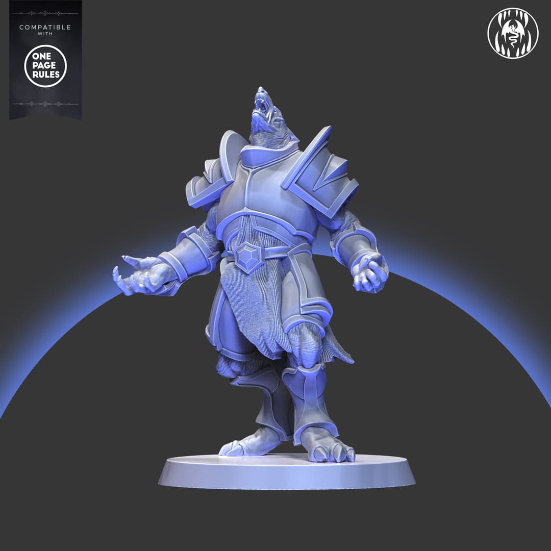 Wild Werewolf Armor Screaming