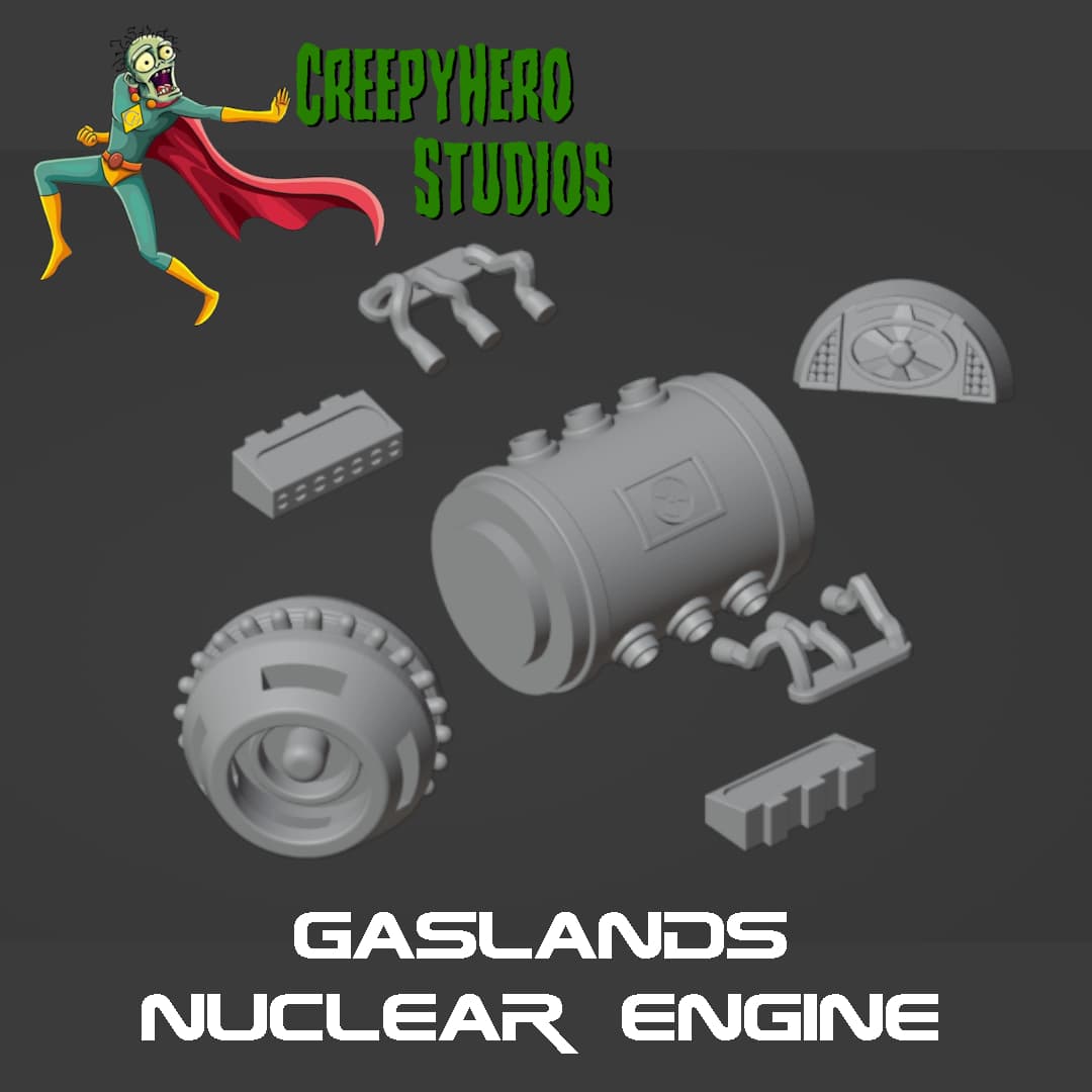 Gaslands Experimental Nuclear Engine Set