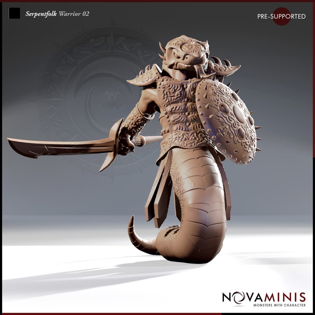 Serpentfolk Warrior 02