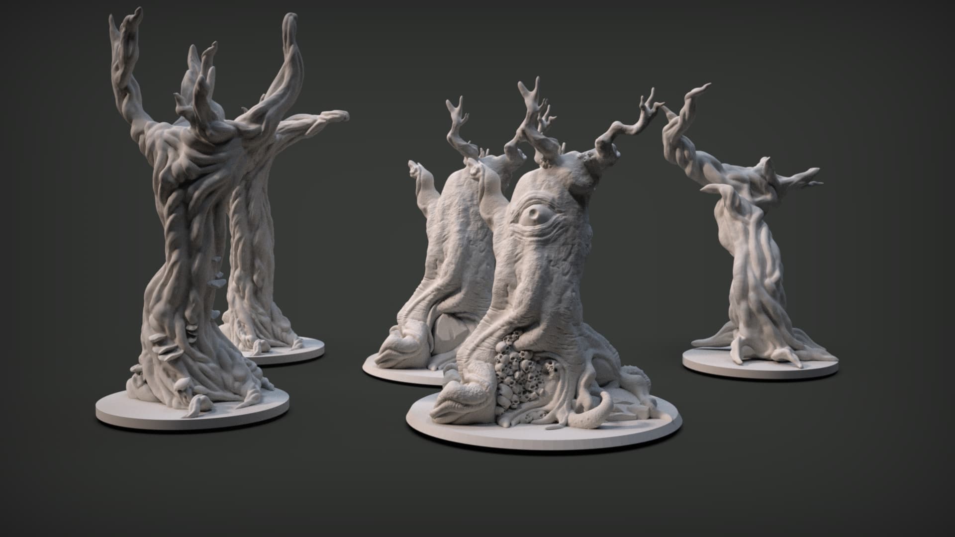 Fantasy Trees & Roots Pack (5)