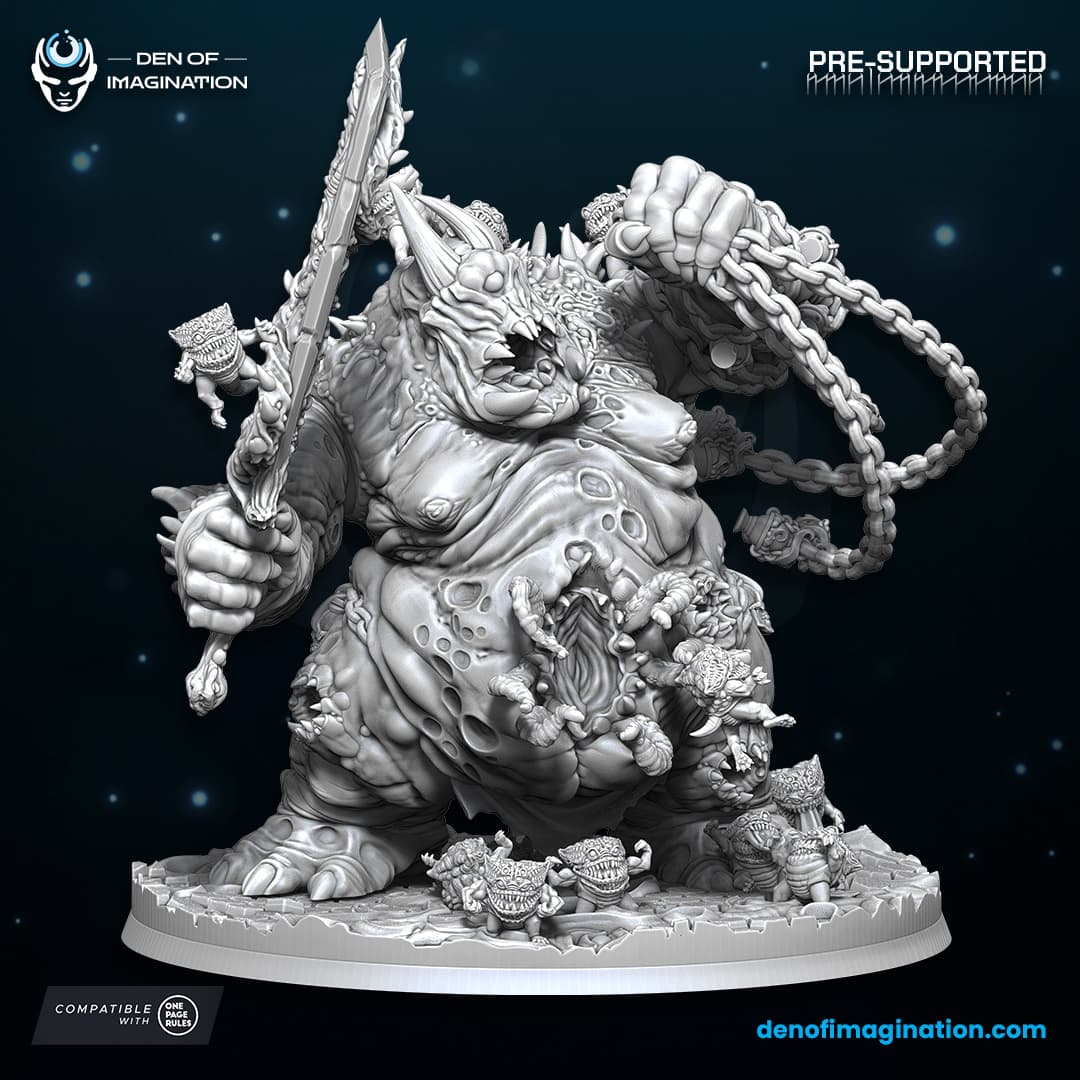 Chaos Plague - Great Plague Demon Multipart Set